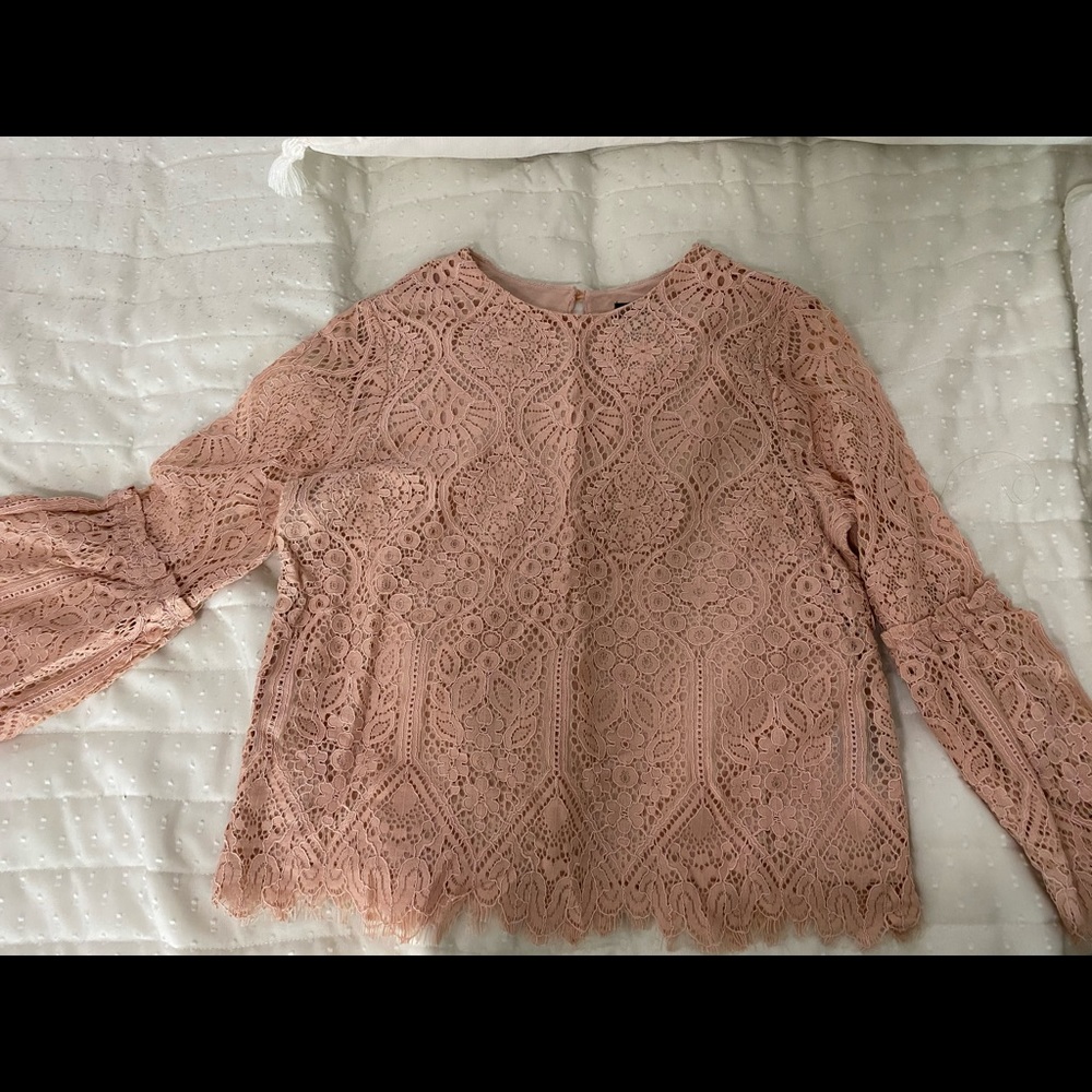 Light pink blouse